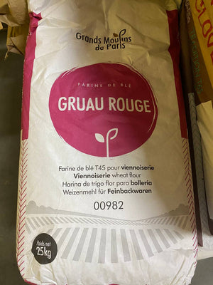 Grands Moulins Gruau Rouge Flour (T45) 25Kg
