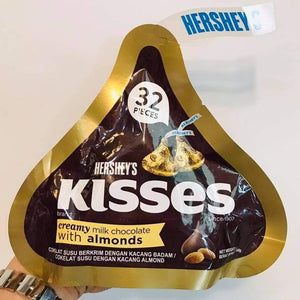 Hershey'S Kisses Creamy Milk Choco With Almonds, 146G