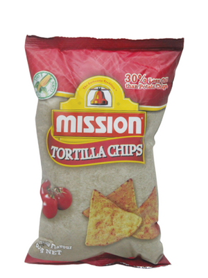 Mission Corn Tortilla Chips Tomato Flav 65gm