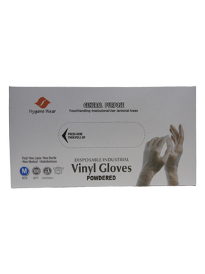 Hand Gloves Vinyl S/M 100pcs