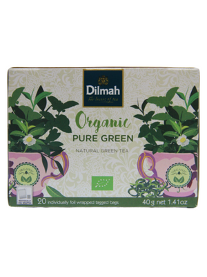 Dilmah Organic Pure Green Tea 20x2gm