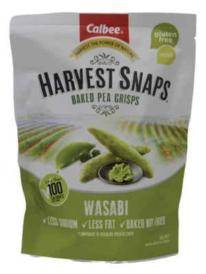 Calbee Baked Pea Crisps Wasabi Flavoured, 93gm