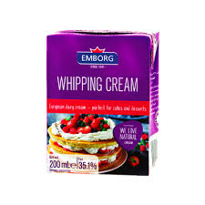 Emborg UHT Whipping Cream, 200ml