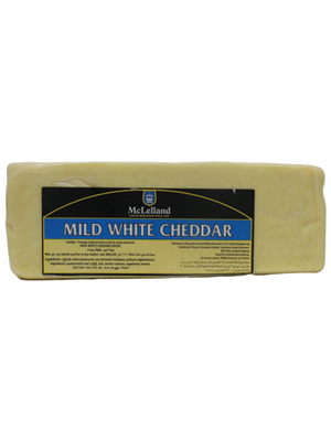Mc Lelland Mild White Cheddar Block, 2.5Kg