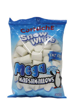 Snow White Mega Marshmallows, 300gm