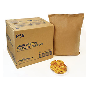 Lamb Weston Crisscut Skin-on Fries, 2.04Kg