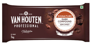 Semi Sweet Dark Choco Compound Block 1Kg