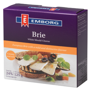 Emborg Danish Brie Cheese 125gm