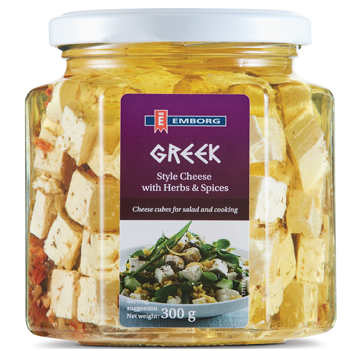 Emborg Feta Cube W Herbs, 300gm