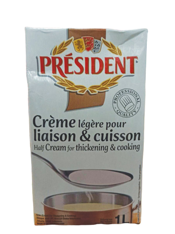 President UHT Cooking Cream 18% 1L – MeatUp.shop