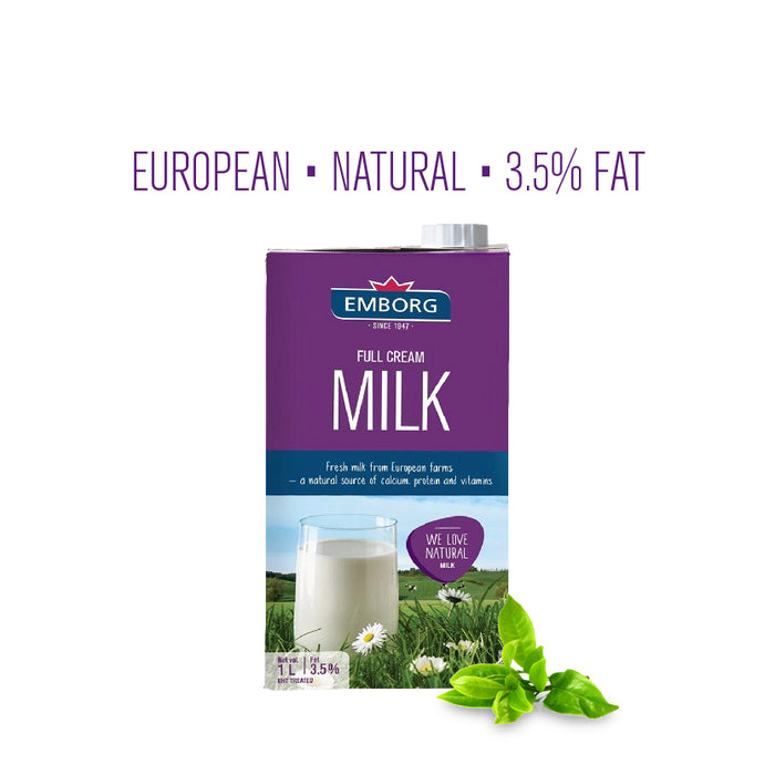 Emborg Full Cream Milk 1L