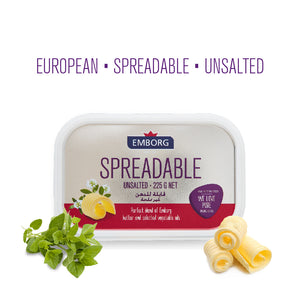Emborg Spreadable unsalted Butter 75%, 225gm