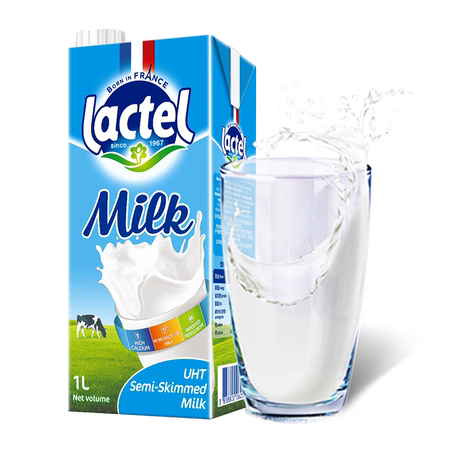Lactel Semi Skimmed Milk 1.5%, 1L
