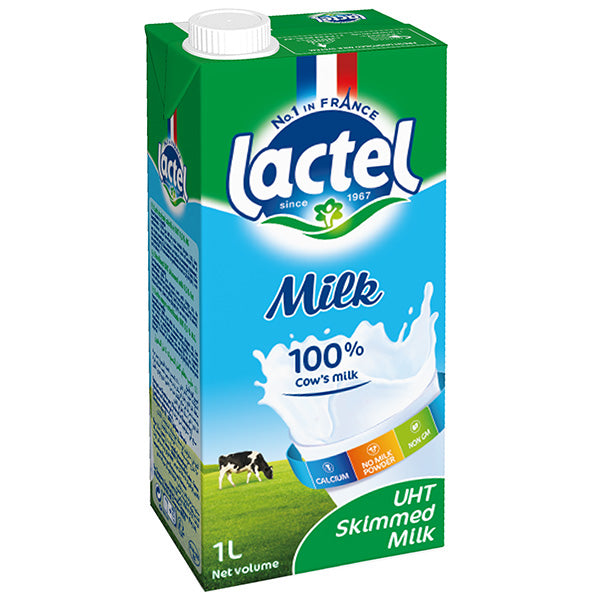 Lactel Skimmed Milk 0.5%, 1L