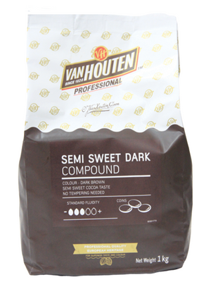 Semi Sweet Dark Choco Compound Coins 1Kg