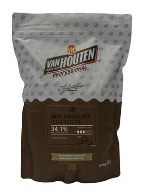 Van Houten Professional Milk Choco.Couverture 34.1% 1.5Kg