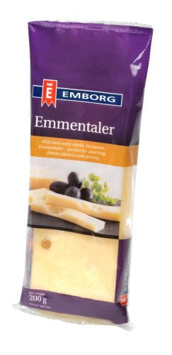 Emborg Emmental Portion Cheese, 200gm