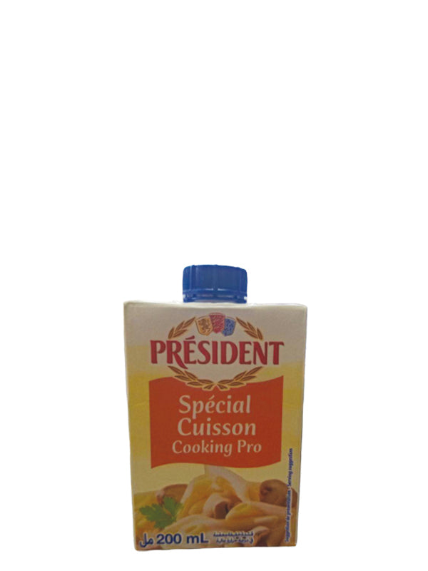 President Cooking Cream 18%, 200ml