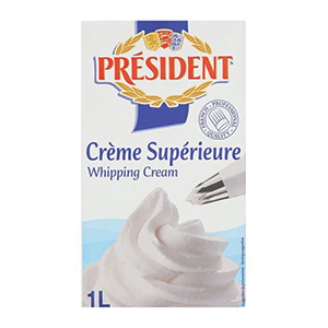 President UHT Whipping Cream 35% 1L