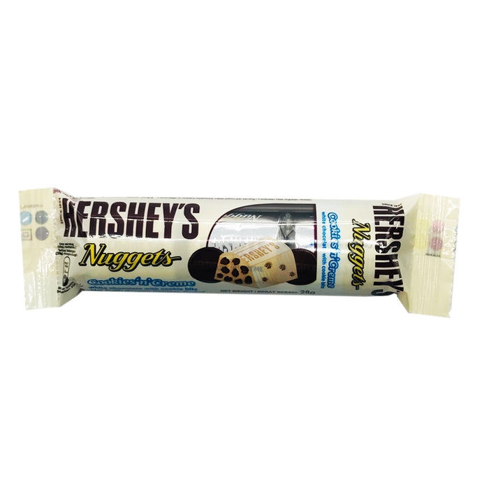 HERSHEY'S NUGGETS COOKIES 'N' CREAME, 28G