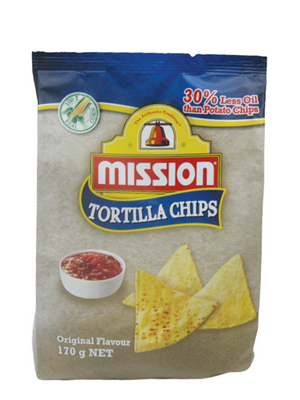 Mission Corn Tortilla Chips Original Flav 170gm