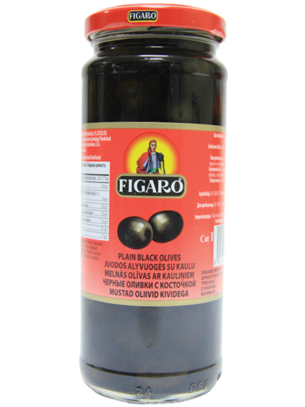 Whole Black Olives 340gm