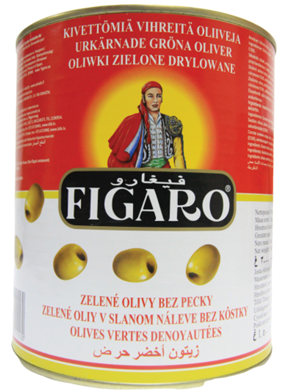 Pitted Green Olive 3Kg