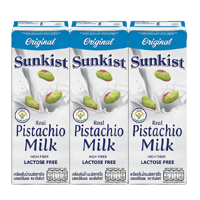 Sunkist Original Pistachio Milk Lactose Free, 3x180ML
