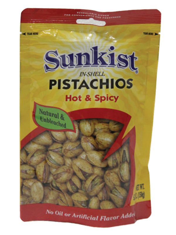 Sunkist Hot&Spicy Pistachios In Shell, 150gm
