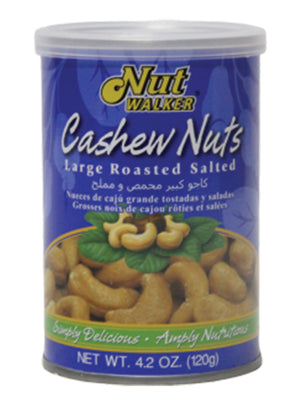 Nut Walker Large Roasted Salted Cashew Nuts, 120gm