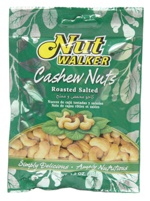Nut Walker Roasted Salted Cashew Nuts, 6x35gm