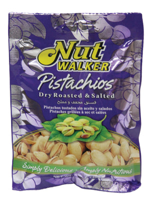Nut Walker Dry Roasted & Salted Pistachios, 6x35gm