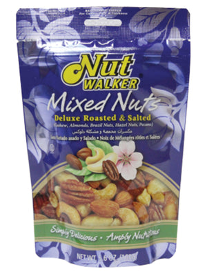 Nut Walker Deluxe Roasted & Salted Mixed Nut, 160gm