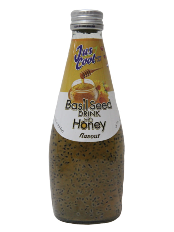 Jus Cool Basil Seed Drink With Honey, 290ml