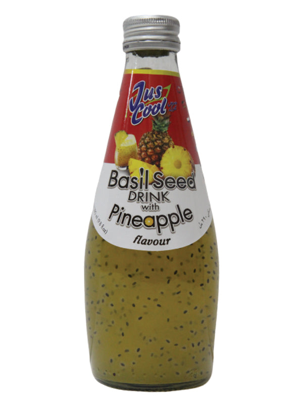 Jus Cool Basil Seed Drink With Pineapple, 290ml