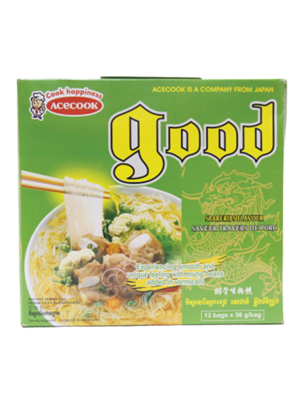 Good Spareribs Instant Vermicelli Noodle, 12x56gm