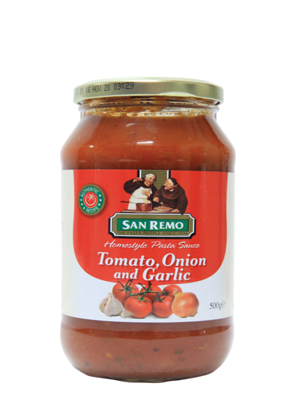 San Remo #704 PS Tomota, Onion & Garlic 500gm