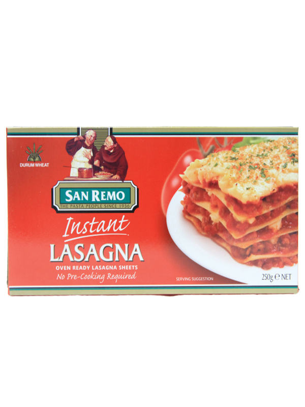 San Remo #103 Instant Lasagna, 250gm