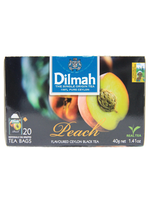 Dilmah Peach Flavoured Black Tea 20x2g
