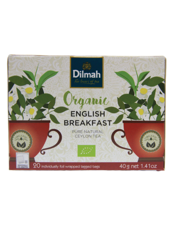 Dilmah Organic English Breakfast 20x2gm