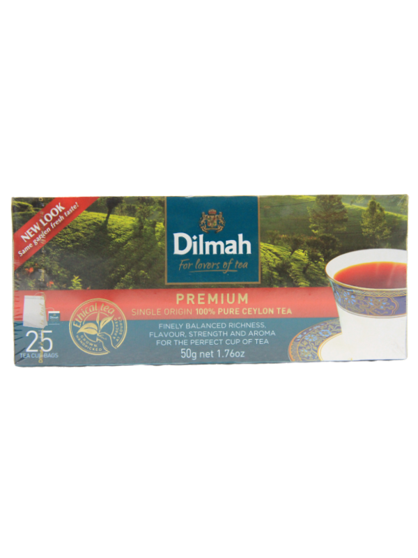 Dilmah 100% Premium Pure Ceylon 25x2gm