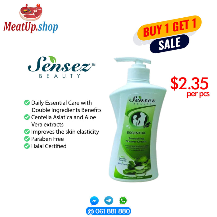 Sensez Beauty Essential Shower Cream, 380ml