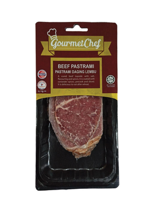 Gourmet Chef Beef Pastrami Sliced, 150gm