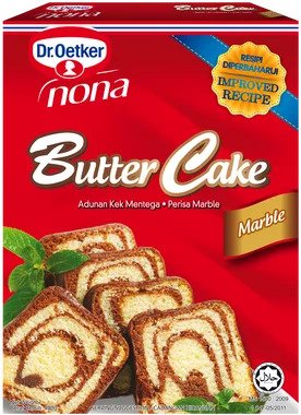 Dr. Oetker Nona Butter Cake Marble, 400Gm