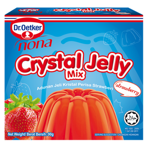 Dr. Oetker Nona Crystal Jelly Mix Strawberry, 90Gm