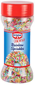 Dr. Oetker Nona Rainbow Sprinkles, 50Gm