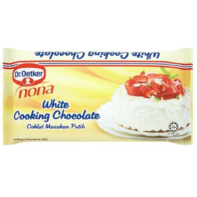 Dr. Oetker Nona White Cooking Chocolate, 200Gm