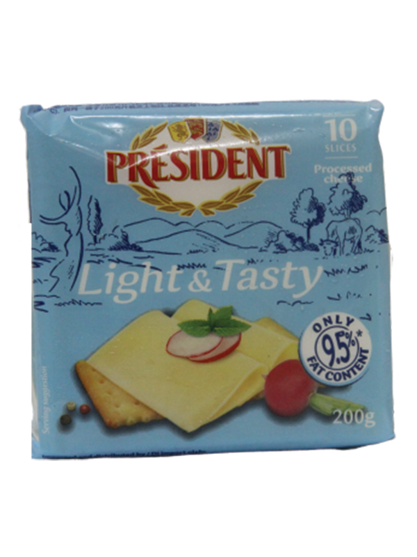 President Slice Special Light 20% Fat 10Slices, 200gm