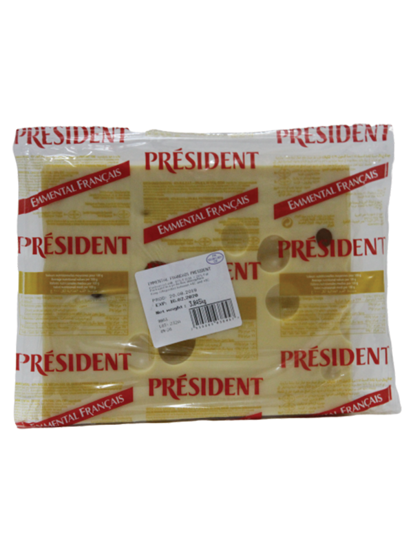 President Emmental Block, 3.7Kg