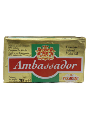 President Ambassador Salted 80% FAT, 200gm